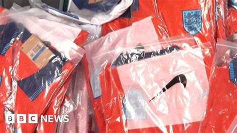 Tonnes of fake England shirts seized ahead of World Cup